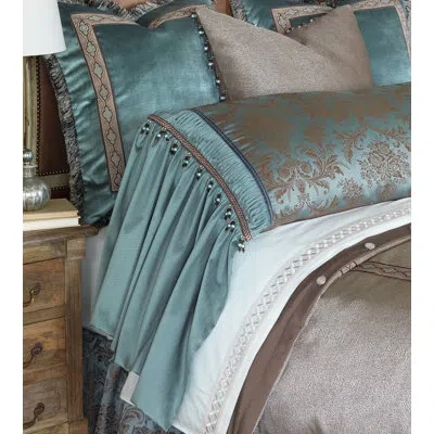 Eastern Accents Monet Grand Bed Throw Pillow Sham In Teal
