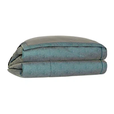 Eastern Accents Montaigne Polyester Duvet Cover In Gold;teal