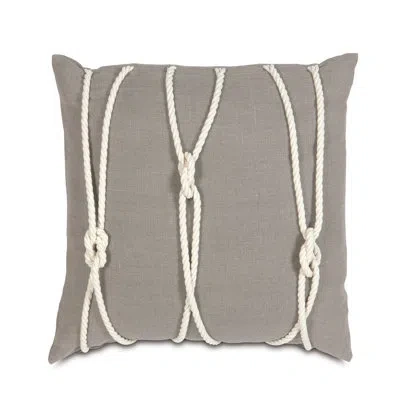 Eastern Accents Nautical Square Linen Pillow Cover & Insert In Breeze Linen