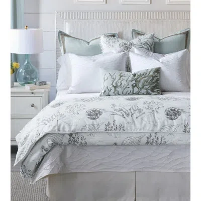 Eastern Accents Nerida Cotton Comforter In Light Blue,gray