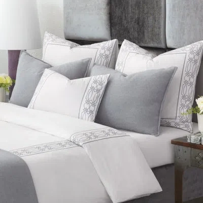 Eastern Accents Nicola Cotton Duvet Cover In Gray