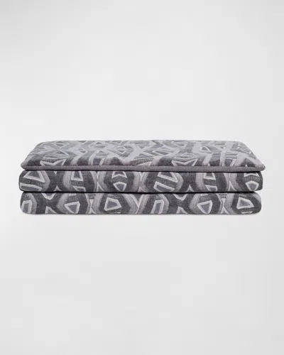 Eastern Accents Noah Geometric Bed Scarf, 25" X 105" In Assorted