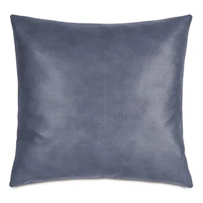 Eastern Accents Noah Leather Square Pillow Cover & Insert In Gray