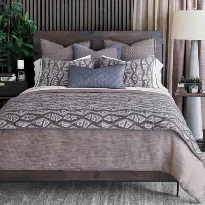 Eastern Accents Noah Tacked Comforter In Alsek Pewter