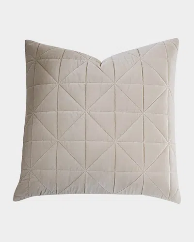 Eastern Accents Nova Quilted European Sham In Ivory