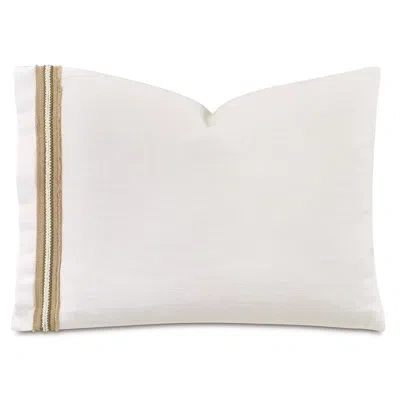 Eastern Accents Ojai Left Cuff Bed Sham In White