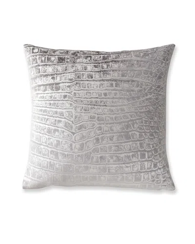 Eastern Accents Olsen Velvet Decorative Pillow In Gray