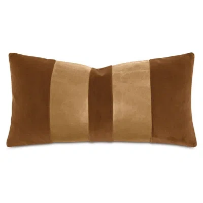 Eastern Accents Oriel Stripe Decorative Pillow In Gold