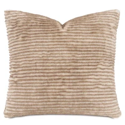 Eastern Accents Park City By Barclay Butera Faux Fur Decorative Pillow Cover & Insert In Brown