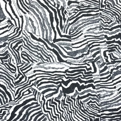 Eastern Accents Percival Jagger Black Cotton Blend Fabric