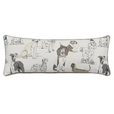 Eastern Accents Pets Buddy's Bash Textured Decorative Rectangular Pillow Cover & Insert In Brown;beige