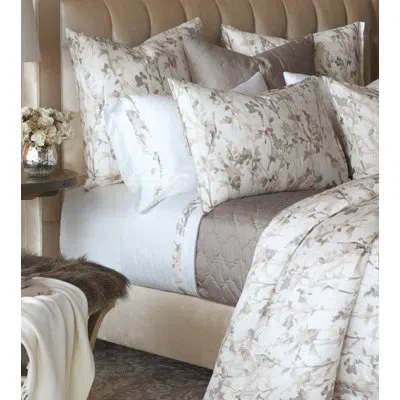 Eastern Accents Philomena Duvet Cover Set In Ivory,light Gray,taupe