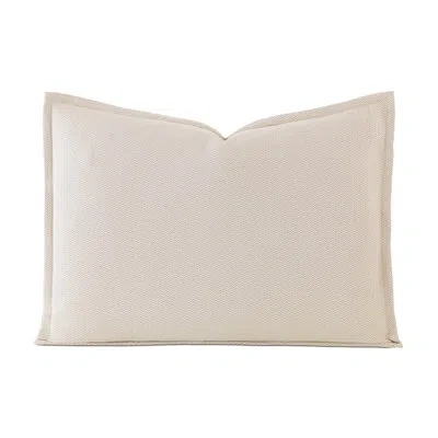 Eastern Accents Philomena Neutrai Cotton Blend Piece Sham In Neutral