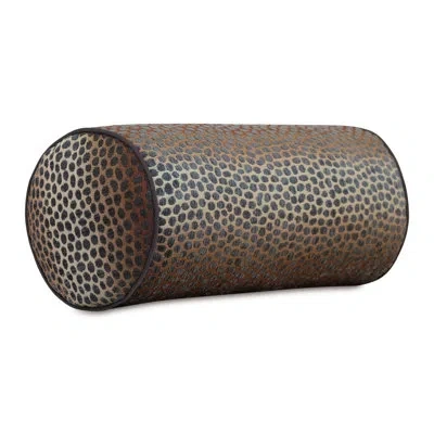 Eastern Accents Priscilla Polyester Bolster Pillow Cover & Insert In Wayland Cocoa