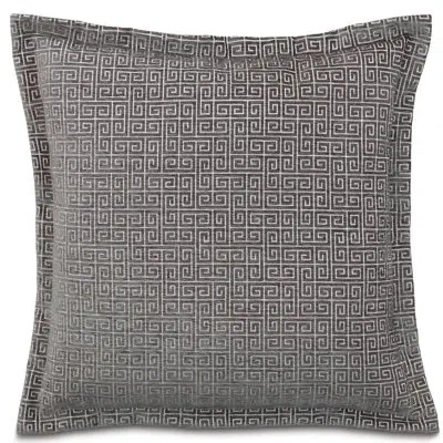 Eastern Accents Raelynn Gray/ivory Polyester Piece Sham In Gray;ivory