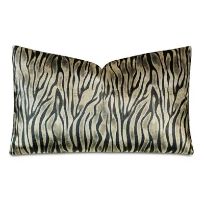 Eastern Accents Rectangular Pillow Cover & Insert In Black;gold