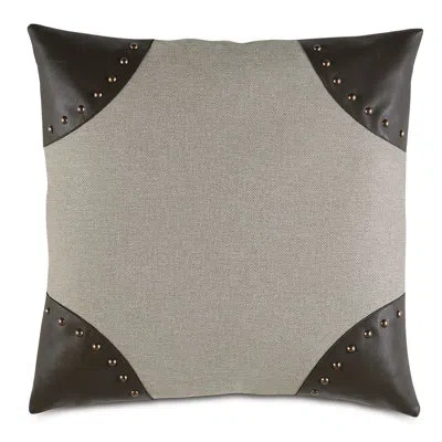 Eastern Accents Reign Corner Polyester Blend Throw Pillow Cover & Insert In Taupe;brown