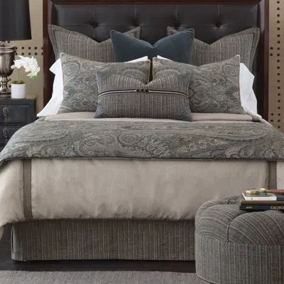 Eastern Accents Reign Duvet Cover In Taupe,gray