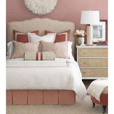 Eastern Accents Rena Polyester Comforter In White,brown