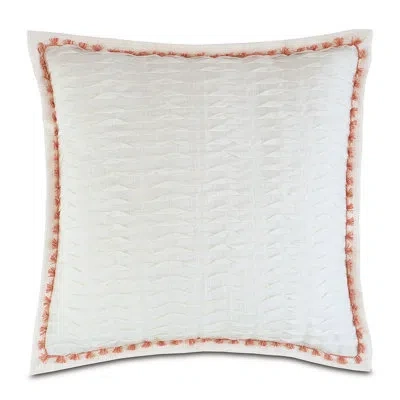 Eastern Accents Rena Yearling Pearl Linen Throw Pillow Cover & Insert In White