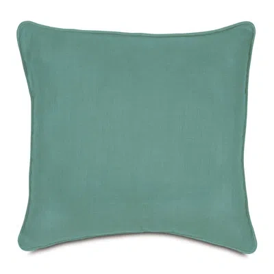Eastern Accents Resort Linen Decorative Pillow Cover & Insert In Aqua