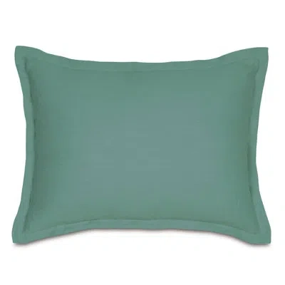 Eastern Accents Resort Linen Program Breeze Mint/breeze Bloom Linen Piece Sham In Breeze Aqua