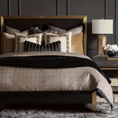 Eastern Accents Roxanne Single Comforter In Gold