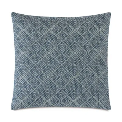 Eastern Accents Saya Woven Square Pillow Cover & Insert In Blue