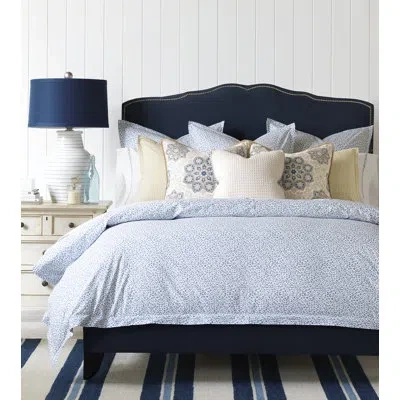Eastern Accents Selma Duvet Cover In White,blue
