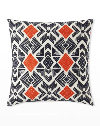 Eastern Accents Seneca Decorative Pillow, 22" X 22" In Navy