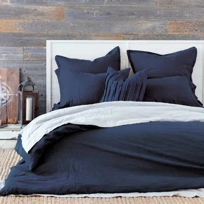 Eastern Accents Shiloh Linen Duvet Cover In Indigo