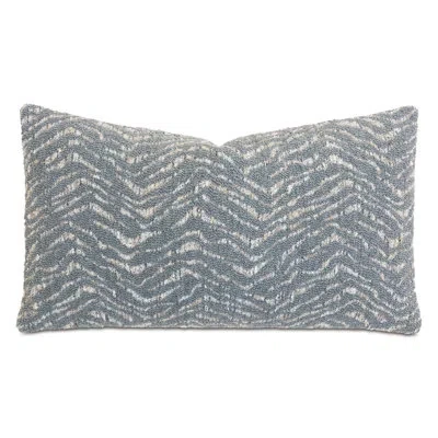 Eastern Accents Sigrid Wool Blend Lumbar Rectangular Pillow Cover & Insert In Gray;grey
