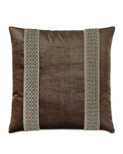 Eastern Accents Silvio Beaded Decorative Pillow In Multi