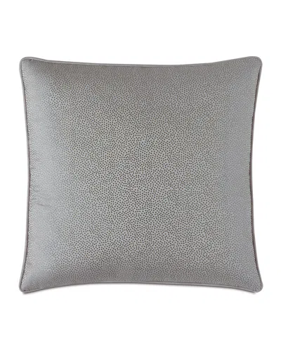 Eastern Accents Silvio Embroidered Decorative Pillow In Gray
