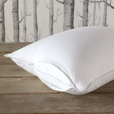 Eastern Accents Soprano Cotton Zipper Pillow Protector In White