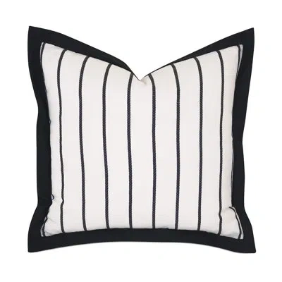 Eastern Accents Spectator Linen Blend Striped By Barclay Butera In Black;white