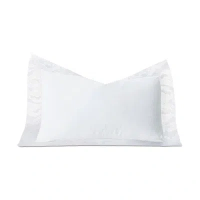 Eastern Accents Stratus By Celerie Kemble Cloud Boudoir Decorative Sham In Cloud,nuvola Classic White