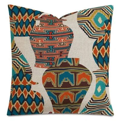 Eastern Accents Studio 773 Lifestyle Hopi Ankara Decorative Pillow Cover & Insert In Multicolor
