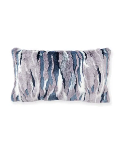 Eastern Accents Tabitha Faux-fur Decorative Pillow, 15" X 26" In Multi