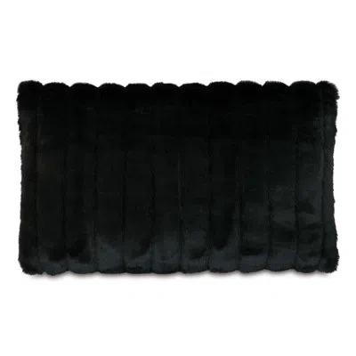 Eastern Accents Talena Faux Fur Pillow Cover & Insert In Black