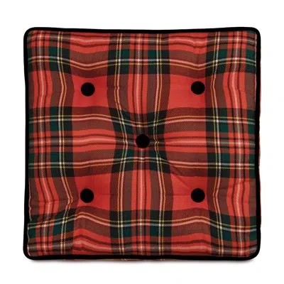 Eastern Accents Tenenbaum Plaid Boxed Decorative Pillow Cover & Insert In Green;red