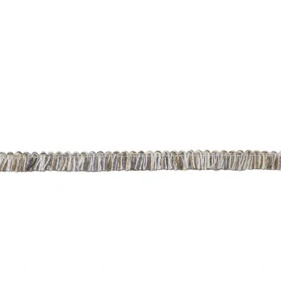 Eastern Accents Teryn Brush Fringe Fabric In Brown;white;gray