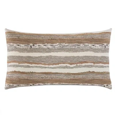 Eastern Accents Teryn White/gray Cotton Blend Piece Sham In White;gray