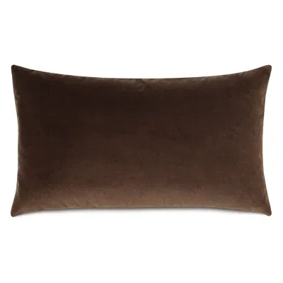 Eastern Accents Uma Velvet Decorative Pillow Cover & Insert In Brown