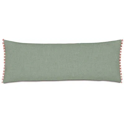 Eastern Accents Varenna Mini Fringe Decorative Pillow In Blue