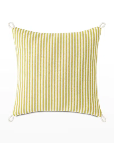 Eastern Accents Villa Cord Knot Decorative Pillow In Lemon