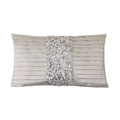 Eastern Accents Vionnet Crystal Lumbar Pillow Cover And Insert In Faux Down