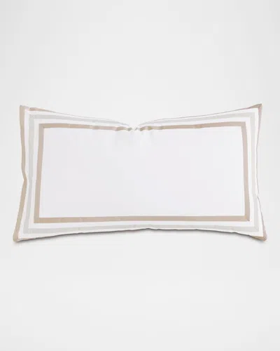 Eastern Accents Watermill Taupe King Sham In White