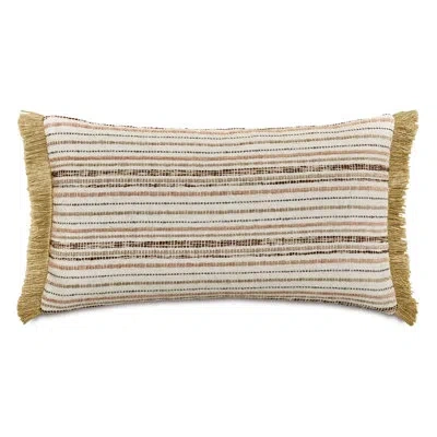 Eastern Accents Wren Striped Throw Pillow In Taupe