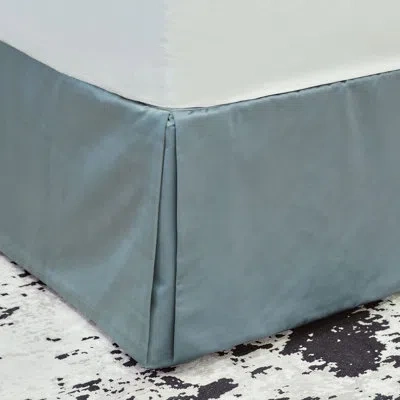 Eastern Accents Zeylin Satin Bed Skirt In Blue